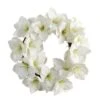 18'' White Amaryllis Wreath -Michaels Shop D262242S 1