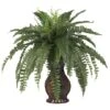 2.5.ft. Boston Fern In Decorative Brown Urn