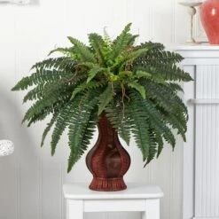 2.5.ft. Boston Fern In Decorative Brown Urn -Michaels Shop D262474S 13