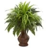 2ft. Mixed Greens & Fern In Decorative Planter -Michaels Shop D262524S 11