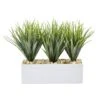 12" Vanilla Grass In White Rectangular Planter 1 12" Vanilla Grass In White Rectangular Planter -Michaels Shop D262568S 11