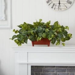 16" Pothos In Rectangle Decorative Planter -Michaels Shop D262673S 14
