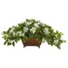 17" Bougainvillea In Metal Planter -Michaels Shop D262774S 1