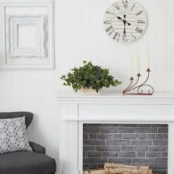 14" Ivy In White Planter 11 14" Ivy In White Planter -Michaels Shop D262783S 14