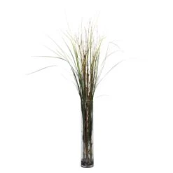 4ft. Grass & Bamboo In Cylinder Vase -Michaels Shop D262834S 1 1