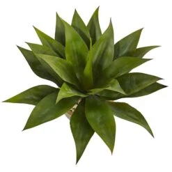 14" Agave Plant In Glazed Clay Pot -Michaels Shop D262999S 2