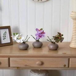 7" Assorted Moth Orchid Arrangement, 3ct. -Michaels Shop D292568S 16