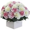11" Pink And White Carnation Arrangement In Vase -Michaels Shop D292573S 11