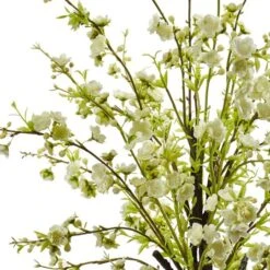 2ft. White Cherry Blossom In Glass Vase 8 2ft. White Cherry Blossom In Glass Vase -Michaels Shop D292574S 12