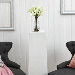 16" Classic Calla Lily Arrangement In Vase 9 16" Classic Calla Lily Arrangement In Vase -Michaels Shop D292585S 12