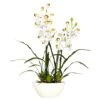 2.5ft. White Boat Orchid In White Vase 1 2.5ft. White Boat Orchid In White Vase -Michaels Shop D292594S 11