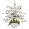 21" White Dancing Lady Arrangement In White Vase -Michaels Shop D292599S 1