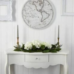 9" Hydrangea & Eucalyptus Floral Arrangement -Michaels Shop D292754S 4