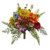 13" Mixed Flowers Bush, 2ct. -Michaels Shop D293204S 1