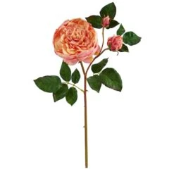 Peach & Pink Rose Stem, 6ct. -Michaels Shop D293227S 1 1