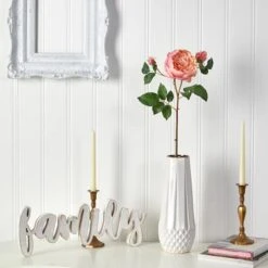 Peach & Pink Rose Stem, 6ct. -Michaels Shop D293227S 3