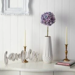 Purple Hydrangea Artificial Flower Stem, 3ct. 9 Purple Hydrangea Artificial Flower Stem, 3ct. -Michaels Shop D293249S 3