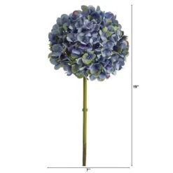 Blue Hydrangea Artificial Flower Stem, 3ct. -Michaels Shop D293250S 2