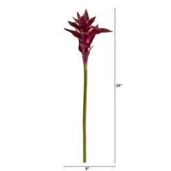 Pink Star Bromeliad Artificial Flower Stem, 6ct. 8 Pink Star Bromeliad Artificial Flower Stem, 6ct. -Michaels Shop D293256S 2