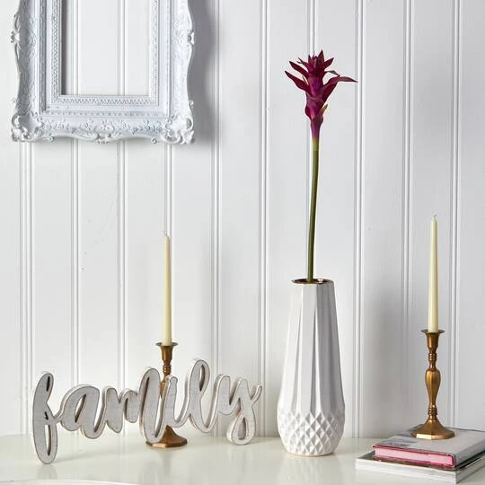 Pink Star Bromeliad Artificial Flower Stem, 6ct. 6 Pink Star Bromeliad Artificial Flower Stem, 6ct. - Image 4