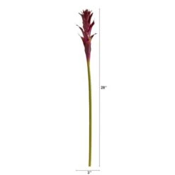 Pink Mini Star Bromeliad Artificial Flower Stem, 6ct. -Michaels Shop D293258S 2