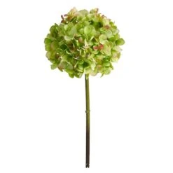 Green Hydrangea Artificial Flower Stem, 3ct.