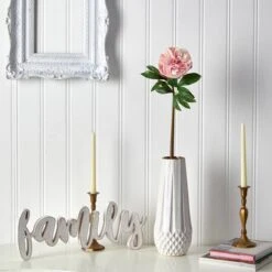 Light Pink Peony Artificial Flower Stem, 3ct. -Michaels Shop D293269S 3