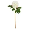 White Peony Artificial Flower Stem, 3ct. 1 White Peony Artificial Flower Stem, 3ct. -Michaels Shop D293273S 1