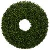 24" Green Boxwood Wreath