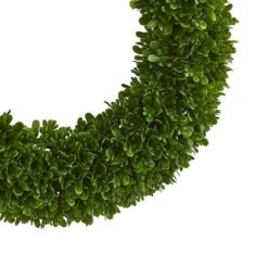 19.5" UV Resistant Green Tea Leaf Wreath -Michaels Shop D293309S 12