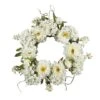 20" White Peony & Hydrangea Wreath 2 20" White Peony & Hydrangea Wreath -Michaels Shop D293310S 1