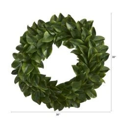 30" Magnolia Leaf Wreath -Michaels Shop D293333S 2