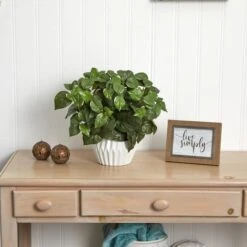 16in. Pothos Plant In White Ceramic Vase 9 16in. Pothos Plant In White Ceramic Vase -Michaels Shop D293358S 13