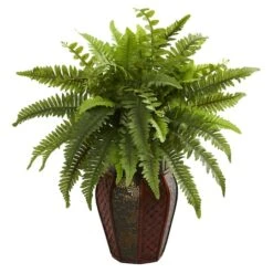 20" Boston Fern Plant In Decorative Planter -Michaels Shop D293839S 11 1