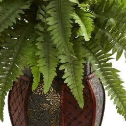 20" Boston Fern Plant In Decorative Planter -Michaels Shop D293839S 13