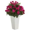 2.5ft. Bougainvillea In White Tower Planter 1 2.5ft. Bougainvillea In White Tower Planter -Michaels Shop D293845S 11