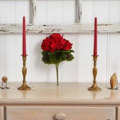 Red Geranium Bush, 4ct. -Michaels Shop D293875S 14