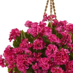 19'' Geranium Hanging Basket -Michaels Shop D293889S 12