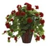 22'' Geranium With Decorative Planter -Michaels Shop D293891S 11