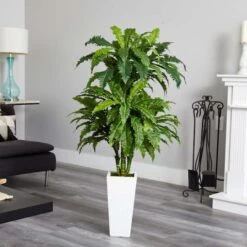 4ft. Marginatum In White Tower Vase -Michaels Shop D293909S 14