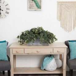 20" Puff Ivy Plant In Stone Planter -Michaels Shop D293943S 12