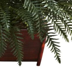2.5ft. River Fern In Wood Planter 11 2.5ft. River Fern In Wood Planter -Michaels Shop D293951S 13