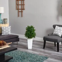 2.75ft. Sweet Grass Plant In White Tower Planter -Michaels Shop D293965S 15