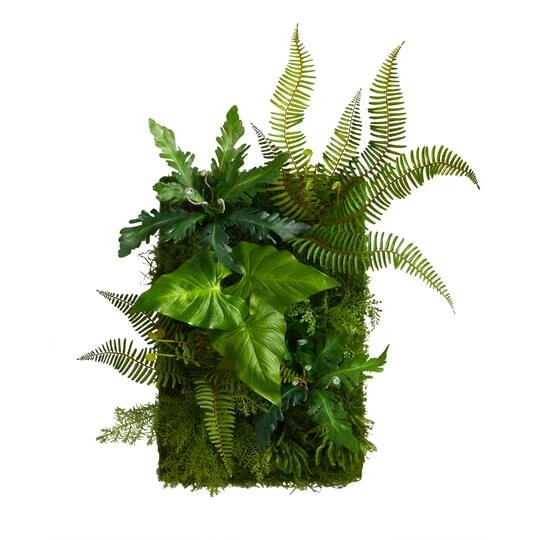 24" Mixed Foliage Artificial Wall Mat 4 24" Mixed Foliage Artificial Wall Mat - Image 2