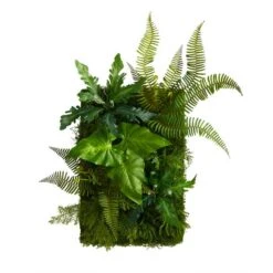 24" Mixed Foliage Artificial Wall Mat