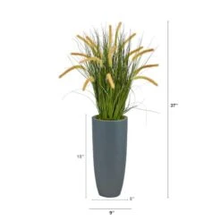 3ft. Onion Grass Plant In Gray Planter -Michaels Shop D294045S 2