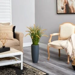 3ft. Onion Grass Plant In Gray Planter -Michaels Shop D294045S 4