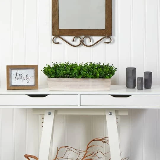 8" Eucalyptus In Decorative Planter 7 8" Eucalyptus In Decorative Planter - Image 5