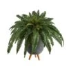 2.5ft. Boston Fern In Gray Planter With Legs -Michaels Shop D294219S 1
