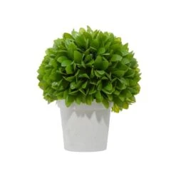 10" Boxwood Topiary In Decorative Planter -Michaels Shop D302792S 2